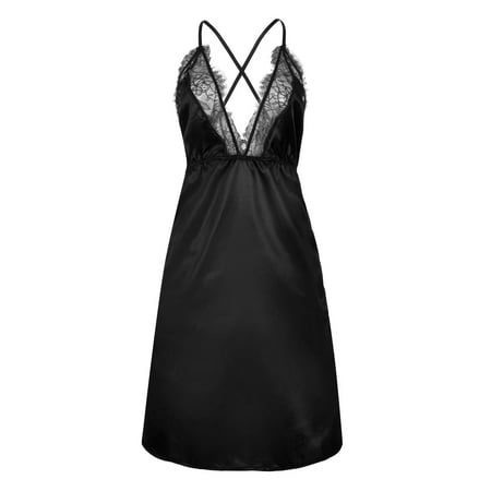 Plus Size Women s Eyelashes Lace Lingerie Nightdress With Side Slits Note Please Buy One Or Two Sizes Larger
Plus Size Women s Eyelashes Lace Lingerie Nightdress With Side Slits Note Please Buy One Or Two Sizes Larger