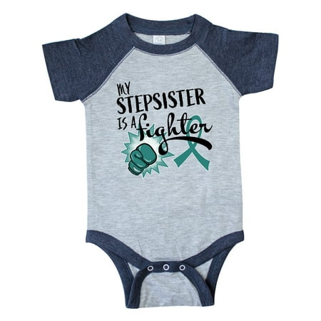 Inktastic Ovarian Cancer Awareness My Stepsister is a Fighter Gift Baby Boy or Baby Girl Bodysuit
Inktastic Ovarian Cancer Awareness My Stepsister is a Fighter Gift Baby Boy or Baby Girl Bodysuit