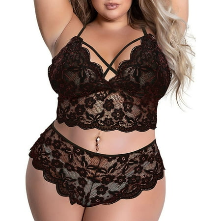 Women Lace Sexy Babydoll Lingerie Two Two Piece Sets Bra and Panty Set Plus Size Bralette Nightwear Bodysuit Set
Women Lace Sexy Babydoll Lingerie Two Two Piece Sets Bra and Panty Set Plus Size Bralette Nightwear Bodysuit Set