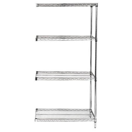 Quantum Storage AD63-2130C 4 Shelf Chrome Wire Shelving Add-On Kit - 21 x 30 x 63 in.
Quantum Storage AD63-2130C 4 Shelf Chrome Wire Shelving Add-On Kit - 21 x 30 x 63 in.