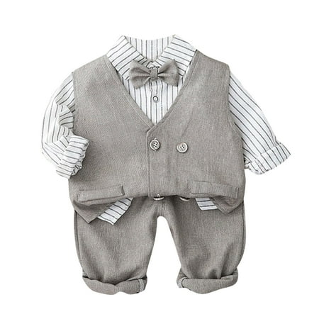 Qufokar Boy Valentines Gift Sweat Suits Big Boys Toddler Kids Child Baby Boys Gentleman Long Sleeve Striped Bowknot Shirt Tops Solid Pant Trousers With Vest Outfits Set 3Pcs Clothes
Qufokar Boy Valentines Gift Sweat Suits Big Boys Toddler Kids Child Baby Boys Gentleman Long Sleeve Striped Bowknot Shirt Tops Solid Pant Trousers With Vest Outfits Set 3Pcs Clothes