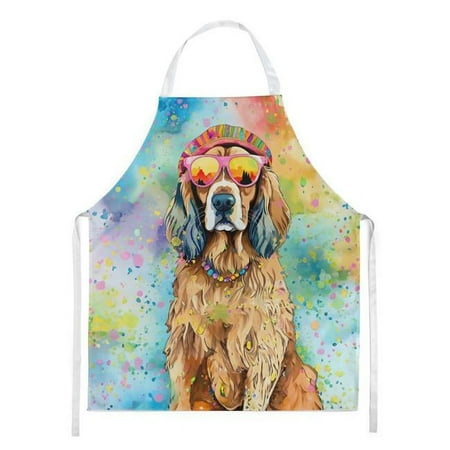 0.01 x 30 x 27 in. Cocker Spaniel Hippie Dawg Apron