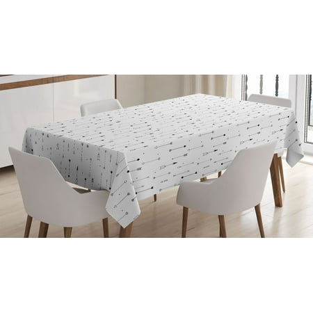 Tribal Tablecloth Direction Pointers Symbolic Culture Illustration of Bohemian Vibes Rectangle Satin Table Cover Accent for Dining Room and Kitchen 60 X 90 Charcoal Grey and White by Ambesonne
Tribal Tablecloth Direction Pointers Symbolic Culture Illustration of Bohemian Vibes Rectangle Satin Table Cover Accent for Dining Room and Kitchen 60 X 90 Charcoal Grey and White by Ambesonne