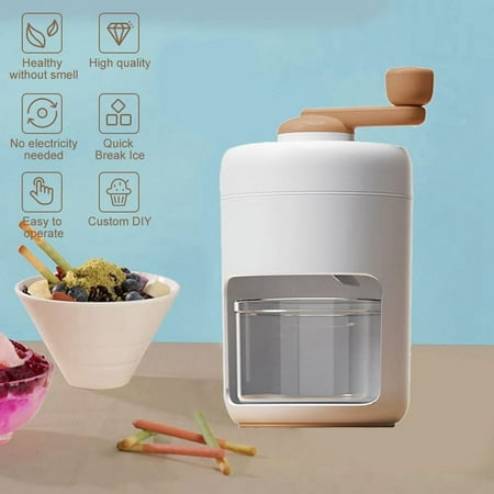 Symkmb Manual Ice Crusher Smoothies Ice Breaker with 2X Ice Box Mold Shaved Ice Machine for Kitchen Gadgets Ice Blender
Symkmb Manual Ice Crusher Smoothies Ice Breaker with 2X Ice Box Mold Shaved Ice Machine for Kitchen Gadgets Ice Blender