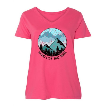 Inktastic Worry Less Hike More with Mountains in Blue Distressed Women s Plus Size V-Neck
Inktastic Worry Less Hike More with Mountains in Blue Distressed Women s Plus Size V-Neck