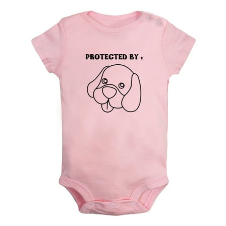 iDzn Protected by Dog Funny Rompers For Babies Newborn Baby Unisex Bodysuits Infant Jumpsuits Toddler 0-12 Months Kids One-Piece Oufits (Pink 12-18 Months)
iDzn Protected by Dog Funny Rompers For Babies Newborn Baby Unisex Bodysuits Infant Jumpsuits Toddler 0-12 Months Kids One-Piece Oufits (Pink 12-18 Months)