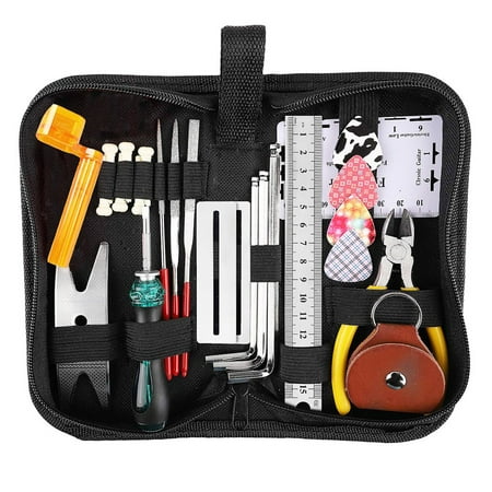 26Pcs Guitar Repairing Tool Kit Ruler Wire Plier Files Maintenance Cleaning Set
26Pcs Guitar Repairing Tool Kit Ruler Wire Plier Files Maintenance Cleaning Set