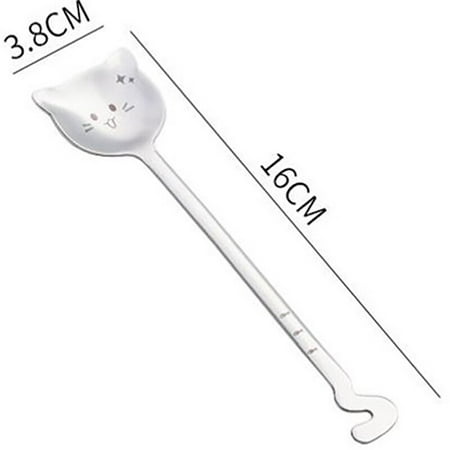 1PCS Tea Spoon Long Handle Coffee Long Tail Funny Cat Coffee Spoon Spoon Birthday Gift 304 Stainless Steel Tableware
1PCS Tea Spoon Long Handle Coffee Long Tail Funny Cat Coffee Spoon Spoon Birthday Gift 304 Stainless Steel Tableware