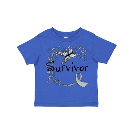 Inktastic Brain Cancer Survivor- Butterfly Ribbon Gift Toddler Boy or Toddler Girl T-Shirt
Inktastic Brain Cancer Survivor- Butterfly Ribbon Gift Toddler Boy or Toddler Girl T-Shirt