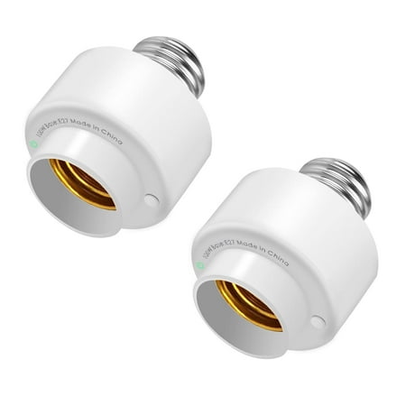 Voastvy Smart WiFi Bulb Socket 2PCS Smart Bulb Adapter Adapter Smart Mini Socket with Timer Smart Lighting Base 2.4GHz Network Only
Voastvy Smart WiFi Bulb Socket 2PCS Smart Bulb Adapter Adapter Smart Mini Socket with Timer Smart Lighting Base 2.4GHz Network Only