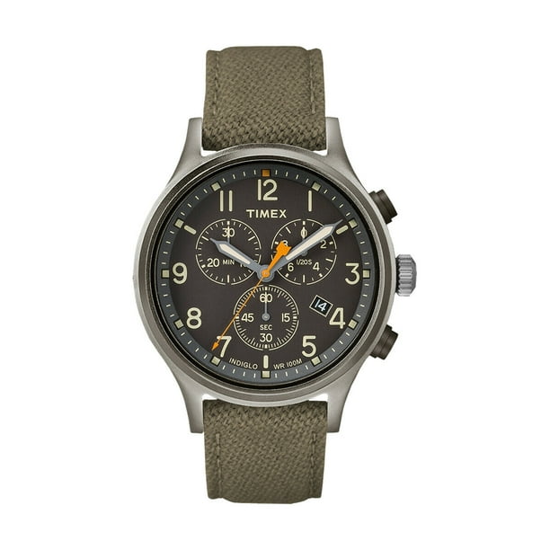 Timex Allied TW2R47200 Men's Fabric Strap Strap 42mm Chronograph Analog Watch