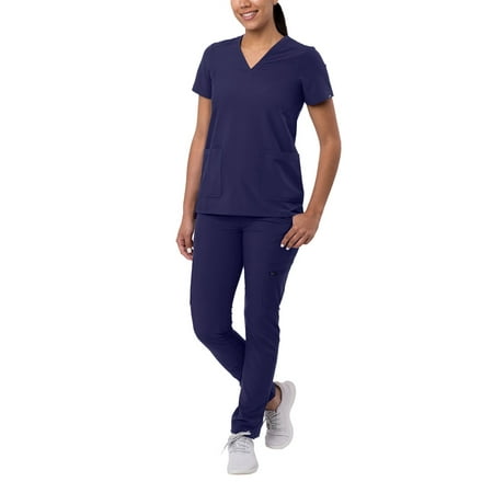 Adar Addition Go-Basic Scrub Set For Women - Slim V-Neck Scrub Top & Skinny Cargo Scrub Pants
Adar Addition Go-Basic Scrub Set For Women - Slim V-Neck Scrub Top & Skinny Cargo Scrub Pants