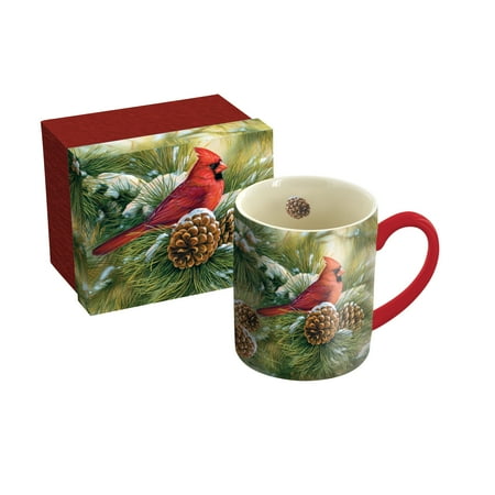 LANG DECEMBER DAWN CARDINAL 14 OZ MUG