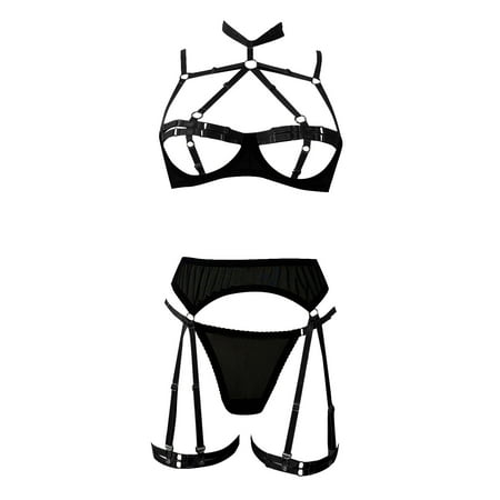 Quealent Lingerie Bodysuit For Women Women Lingerie Set Lace Teddy Strap Babydoll Bodysuit with Garter Belts Sexy Bra and Panty Sets Black L
Quealent Lingerie Bodysuit For Women Women Lingerie Set Lace Teddy Strap Babydoll Bodysuit with Garter Belts Sexy Bra and Panty Sets Black L