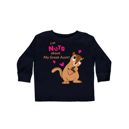 Inktastic I m Nuts About My Great Aunt Gift Toddler Boy or Toddler Girl Long Sleeve T-Shirt
Inktastic I m Nuts About My Great Aunt Gift Toddler Boy or Toddler Girl Long Sleeve T-Shirt