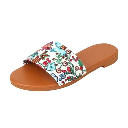 VKEKIEO Sandals Women Casual Flat Heel Vintage Flowers Slippers Indoor Outdoor Summer Seaside Beach Shoes
VKEKIEO Sandals Women Casual Flat Heel Vintage Flowers Slippers Indoor Outdoor Summer Seaside Beach Shoes