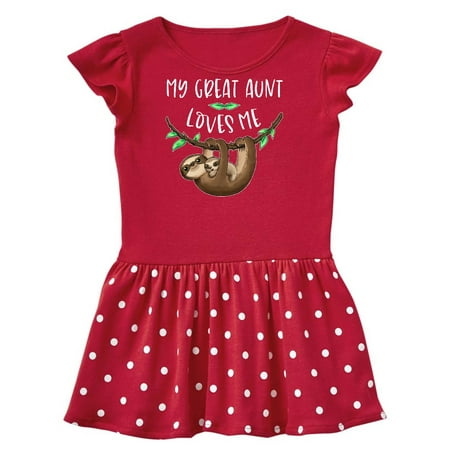 Inktastic My Great Aunt Loves Me Cute Sloth and Baby Gift Toddler Girl Dress
Inktastic My Great Aunt Loves Me Cute Sloth and Baby Gift Toddler Girl Dress