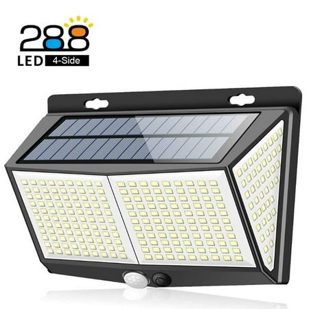 Suzicca 288LED Solar Powered Wall Light PIR Motion Sensor Lights Outdoor Waterproof Garden Lamp Night Light 4-side Built-in LED 3 Light Modes for Garden Patio Yard Fence Landscape Courtyard
Suzicca 288LED Solar Powered Wall Light PIR Motion Sensor Lights Outdoor Waterproof Garden Lamp Night Light 4-side Built-in LED 3 Light Modes for Garden Patio Yard Fence Landscape Courtyard