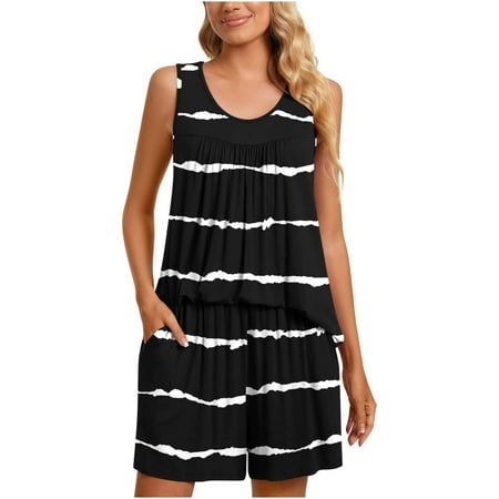 Naughtyhood 2PC Women s Round Neck Shorts Sleeve Two-piece Comfortable Home Pajamas Set Sports Set Matching Sets for Women Black M
Naughtyhood 2PC Women s Round Neck Shorts Sleeve Two-piece Comfortable Home Pajamas Set Sports Set Matching Sets for Women Black M