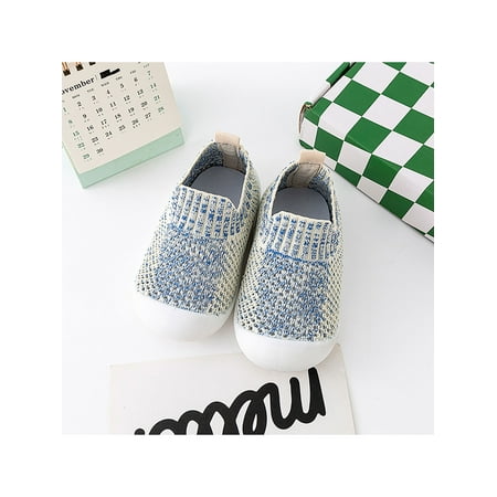 Woobling Unisex-Child Sock Sneakers Patchwork Walking Shoes Slip On Casual Shoe Kids Flats Lightweight Mesh Breathable Beige Blue 7.5C
Woobling Unisex-Child Sock Sneakers Patchwork Walking Shoes Slip On Casual Shoe Kids Flats Lightweight Mesh Breathable Beige Blue 7.5C