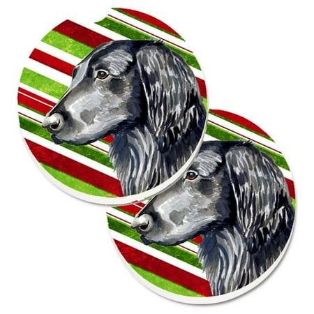 Flat Coated Retriever Candy Cane Holiday Christmas Set of 2 Cup Holder Car Coaster
Flat Coated Retriever Candy Cane Holiday Christmas Set of 2 Cup Holder Car Coaster