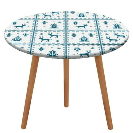 Bybiment Round Fitted Tablecloth with Elastic Edge Christmas Pattern Scandinavian Folk Decorative Tablecloth Table Cover 47 Inch
Bybiment Round Fitted Tablecloth with Elastic Edge Christmas Pattern Scandinavian Folk Decorative Tablecloth Table Cover 47 Inch
