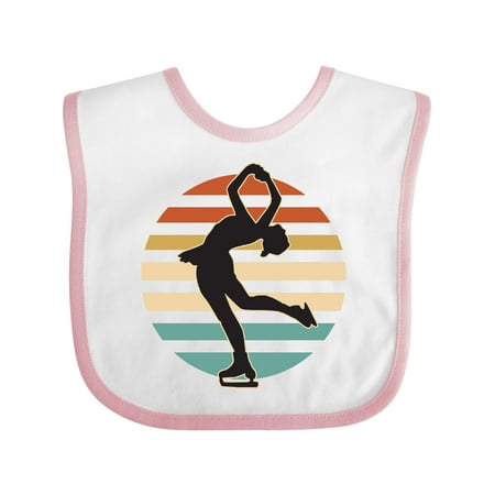 Inktastic Ice Skating Ice Dancing Gift Baby Girl Bib
