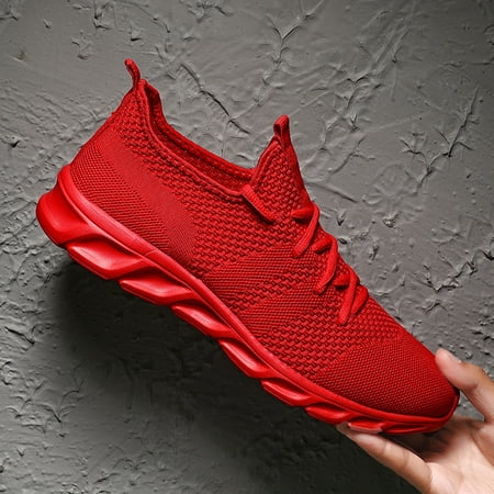 Foraging dimple Men & Women Trainers Breathable Running Shoes Lightweight Sports Leisure Shoes Red
Foraging dimple Men & Women Trainers Breathable Running Shoes Lightweight Sports Leisure Shoes Red