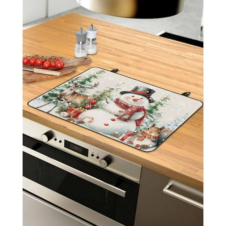 Christmas Stove Top Covers for Electric Stove Heat Insulation Fireproof Glass Cooktop Cover Counter Top Glass Stove Cover for Prevent Scratches 31 x24 Xmas Snowman Snowflake Botanical Tree Rustic
Christmas Stove Top Covers for Electric Stove Heat Insulation Fireproof Glass Cooktop Cover Counter Top Glass Stove Cover for Prevent Scratches 31 x24 Xmas Snowman Snowflake Botanical Tree Rustic