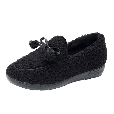 Fsqjgq Women Casual Shoes Size 11 1/2 Fashion Autumn and Winter Women Casual Shoes Thick Soled Wedge Heel Slip On Plush Warm and Comfortable Solid Color Bowknot Dress Shoes for Walking Men Black 38
Fsqjgq Women Casual Shoes Size 11 1/2 Fashion Autumn and Winter Women Casual Shoes Thick Soled Wedge Heel Slip On Plush Warm and Comfortable Solid Color Bowknot Dress Shoes for Walking Men Black 38