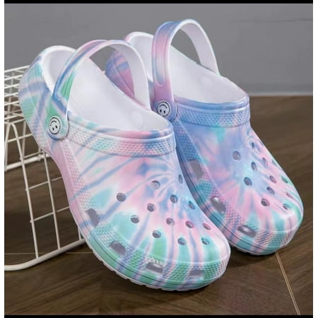 Garden Clogs Slip On Lightweight Two-way Wear Garden Clogs Comfortable Women s Tie-dye Pattern Clogs Non-slip Summer Beach Slides
Garden Clogs Slip On Lightweight Two-way Wear Garden Clogs Comfortable Women s Tie-dye Pattern Clogs Non-slip Summer Beach Slides