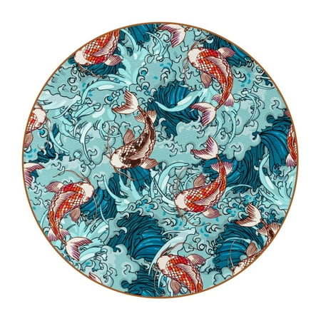 OWNTA Carp Fishes Blue Wave Pattern Premium Microfiber Leather Round Coasters (6PCS) - 11x11 cm/4.3x4.3 in - Durable & Stylish Cup Mat Set
OWNTA Carp Fishes Blue Wave Pattern Premium Microfiber Leather Round Coasters (6PCS) - 11x11 cm/4.3x4.3 in - Durable & Stylish Cup Mat Set