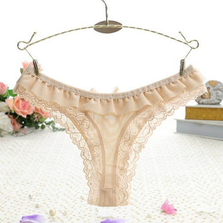 Knosfe Women s Breathable Underwear Low Rise Stretch Panties Soft Lace Seamless Thong Sexy G-string Free Size
Knosfe Women s Breathable Underwear Low Rise Stretch Panties Soft Lace Seamless Thong Sexy G-string Free Size