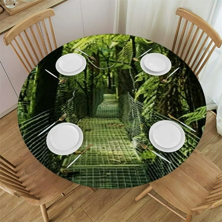 Xllo0ord Traveling Nature Round Waterproof Table Cover Elastic Tablecloth Fits up Tables 42-46
Xllo0ord Traveling Nature Round Waterproof Table Cover Elastic Tablecloth Fits up Tables 42-46