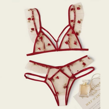 RPVATI Women Sexy Lingerie Set Mesh Floral Bra and Panty Set Sexy See Through Lingerie
RPVATI Women Sexy Lingerie Set Mesh Floral Bra and Panty Set Sexy See Through Lingerie