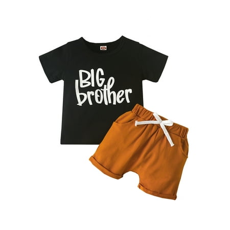 wybzd Big Brother Little Brother Matching Outfits Letter Print Short Sleeve Tops T-shirt+Shorts T-shirts 6-7 Years
wybzd Big Brother Little Brother Matching Outfits Letter Print Short Sleeve Tops T-shirt+Shorts T-shirts 6-7 Years