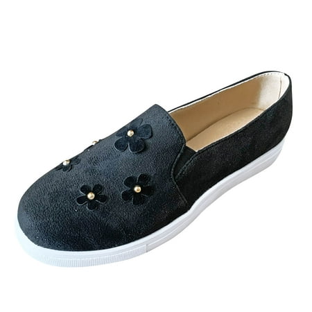 Wesracia Fashion Women s Flat Single Toe Shoes Set Feet Flower Casual Shoes Suede Round Women s casual shoes
Wesracia Fashion Women s Flat Single Toe Shoes Set Feet Flower Casual Shoes Suede Round Women s casual shoes