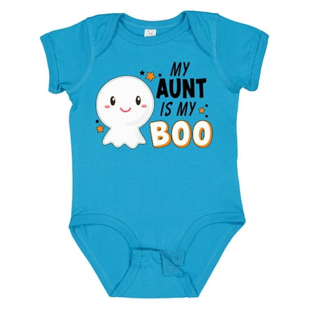 

Inktastic My Aunt is My Boo with Cute Ghost Gift Baby Boy or Baby Girl Bodysuit