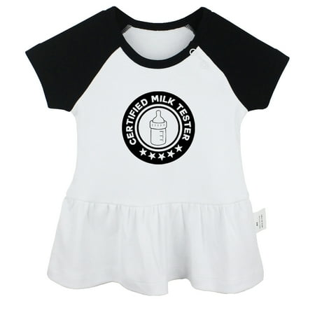 Certified Milk Tester Funny Dresses For Baby Newborn Babies Skirts Infant Princess Dress 0-24M Kids Graphic Clothes (Black Raglan Dresses 6-12 Months)
Certified Milk Tester Funny Dresses For Baby Newborn Babies Skirts Infant Princess Dress 0-24M Kids Graphic Clothes (Black Raglan Dresses 6-12 Months)