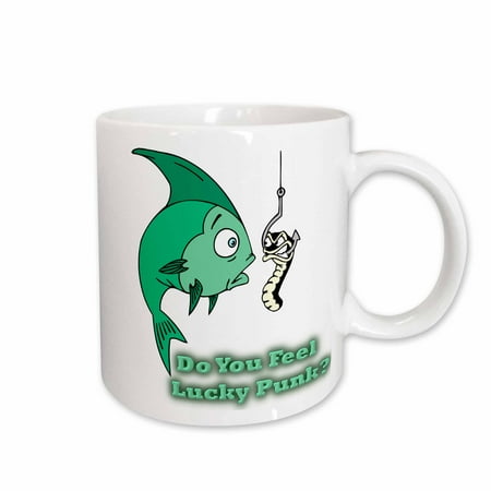 3dRose Fishing Humor Ceramic Mug 11-ounce