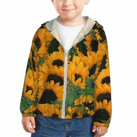 Vsdgher Sunflowers 7 Kids Sun Protection Hoodie with Zip Rash Guard Tops Children s Long Sleeve Sun Protection Clothing -
Vsdgher Sunflowers 7 Kids Sun Protection Hoodie with Zip Rash Guard Tops Children s Long Sleeve Sun Protection Clothing -