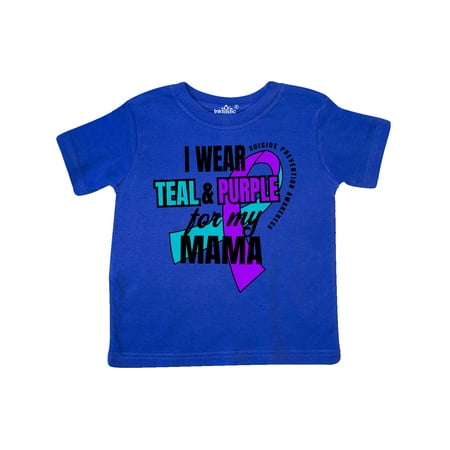 Inktastic Suicide Prevention I Wear Teal and Purple for My Mama Gift Toddler Boy or Toddler Girl T-Shirt
Inktastic Suicide Prevention I Wear Teal and Purple for My Mama Gift Toddler Boy or Toddler Girl T-Shirt