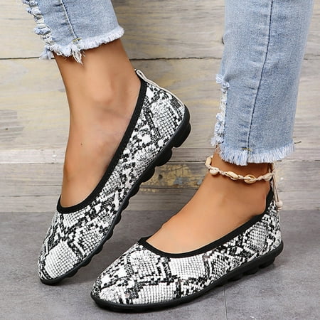 FZM Women shoes Casual Retro Size Fashion Snakeskin Shoes Shallow Shoes Large Women s Flat Women s casual shoes
FZM Women shoes Casual Retro Size Fashion Snakeskin Shoes Shallow Shoes Large Women s Flat Women s casual shoes
