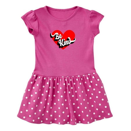 Inktastic Be Kind Big Red Heart Gift Baby Girl Dress