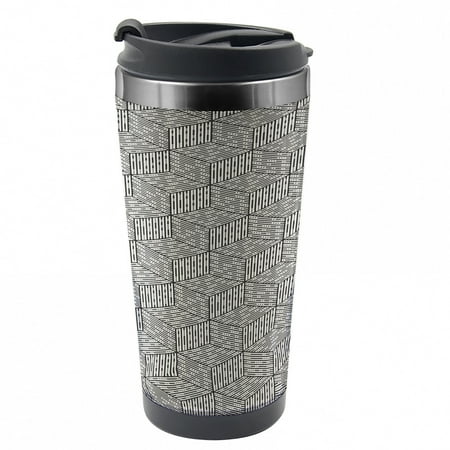 Geometric Travel Mug Cubic Forms Abstract Art Steel Thermal Cup 16 oz by Ambesonne
Geometric Travel Mug Cubic Forms Abstract Art Steel Thermal Cup 16 oz by Ambesonne