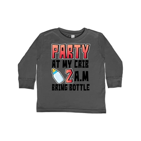 Inktastic Party at My Crib 2 a.m. Bring Bottle Baby Humor Gift Toddler Boy or Toddler Girl Long Sleeve T-Shirt
Inktastic Party at My Crib 2 a.m. Bring Bottle Baby Humor Gift Toddler Boy or Toddler Girl Long Sleeve T-Shirt