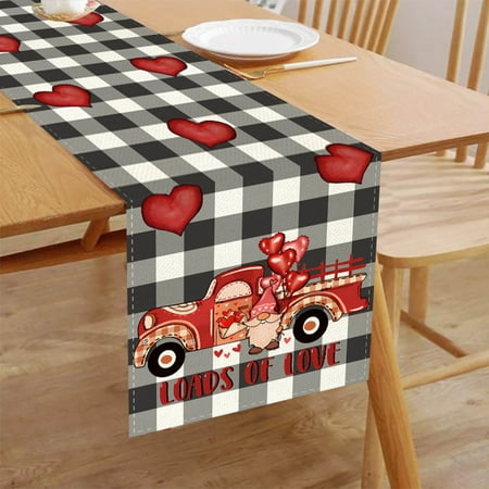 Valentine s Day Linen Printed Table Flag Love Plaid Home Table Decoration Table Cloth
Valentine s Day Linen Printed Table Flag Love Plaid Home Table Decoration Table Cloth
