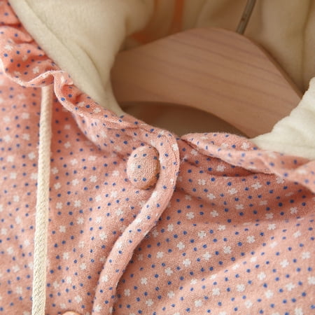 Aayomet Coat For Toddler Girls Winter Coat For Girls Hooded Floral Print Kids Warm Cotton Parka Pink 12-18 Months
Aayomet Coat For Toddler Girls Winter Coat For Girls Hooded Floral Print Kids Warm Cotton Parka Pink 12-18 Months