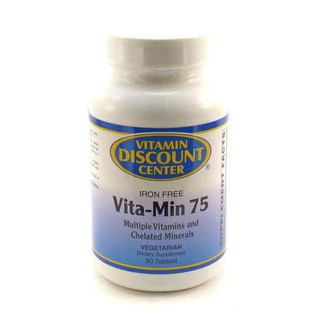 UPC 812732020078 product image for Iron-Free VITA-MIN 75 Multivitamin by Vitamin Discount Center - 90 Tablets | upcitemdb.com