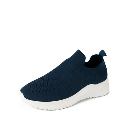 Daeful Women s Walking Shoes Mesh Sock Sneakers Knit Upper Flats Work Comfort Breathable Slip On Casual Shoe Dark Blue 9
Daeful Women s Walking Shoes Mesh Sock Sneakers Knit Upper Flats Work Comfort Breathable Slip On Casual Shoe Dark Blue 9